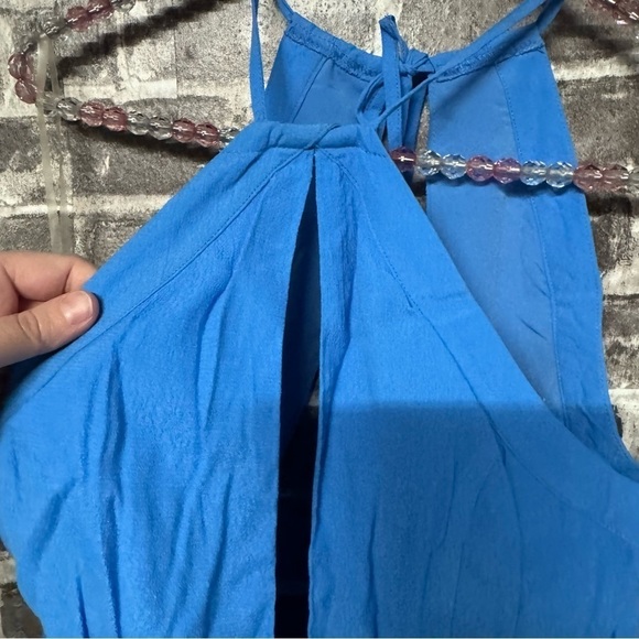 Lovers + Friends blue halter mini dress - Picture 3 of 12